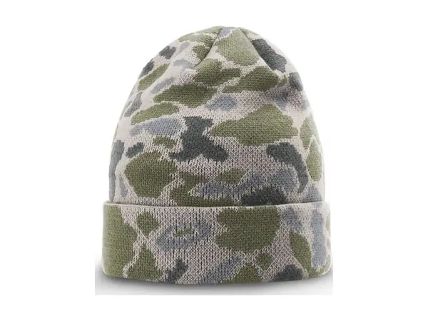 Richardson 126 duck camo beanie, Marsh Duck Camo