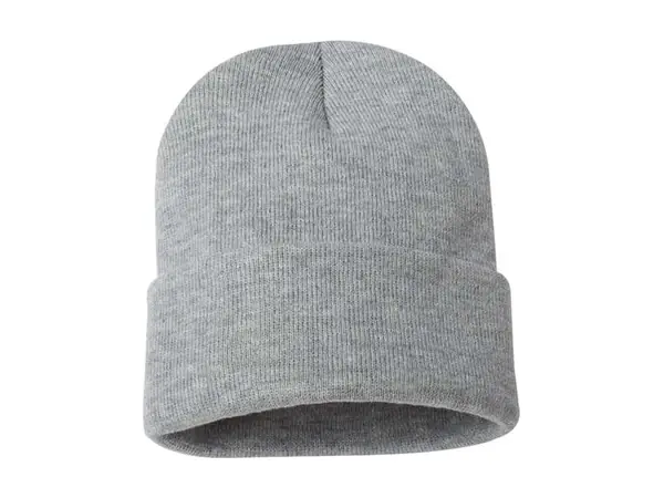 Sportsman SP12 cuffed beanie, Heather Grey