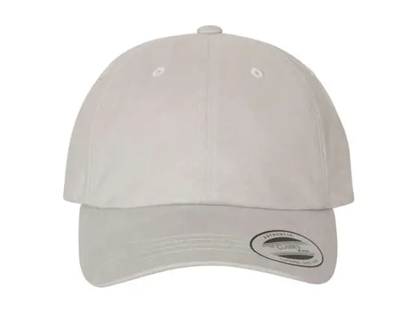 Yupoong 6245PT dad hat, Light Grey