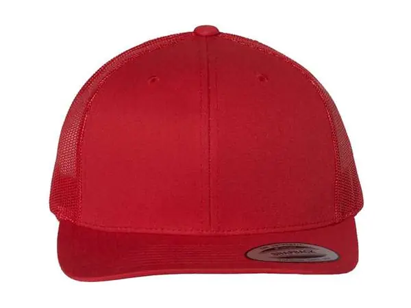 Yupoong 6606 retro trucker, Red